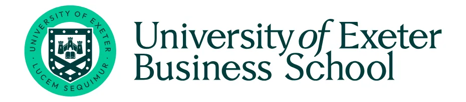 Logo for university of exeter business school.